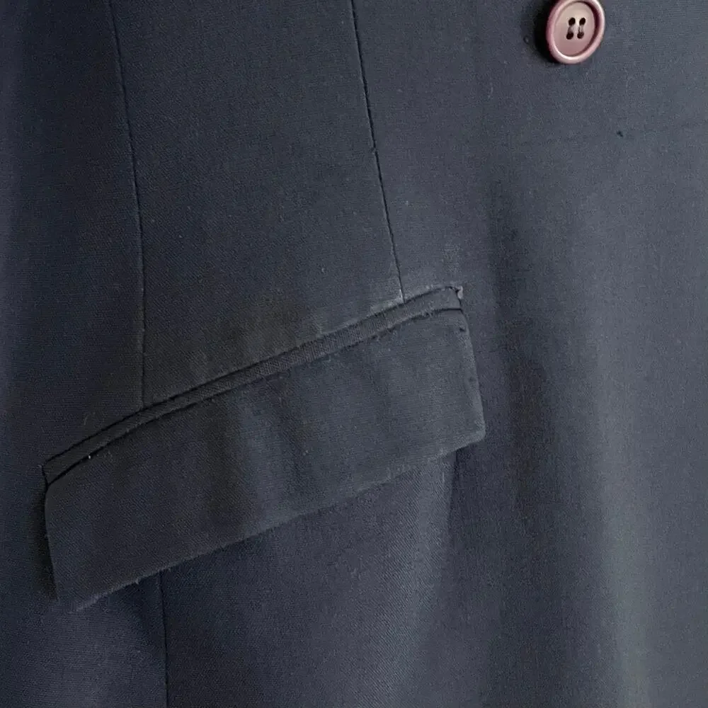 RARE Stephen Sprouse Archival Navy Blue Double-Breasted Vintage Blazer Jacket